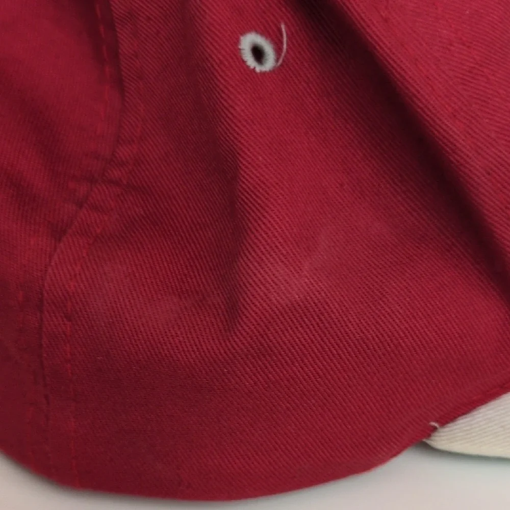 Ohio State Buckeyes Nutmeg Logo Hat - Red & Gray Strapback‎ Cap